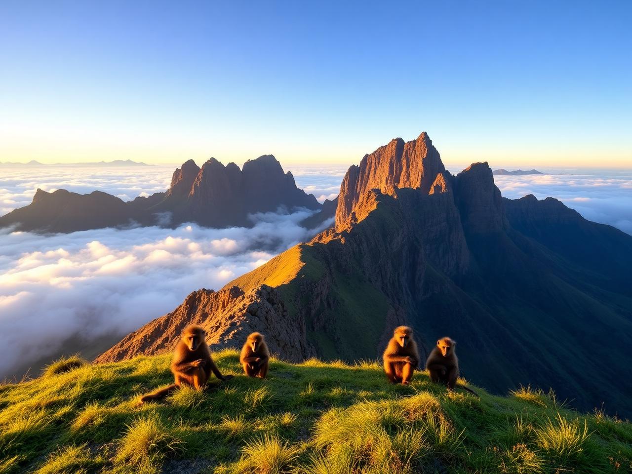 Simien Mountains, Amhara, Ethiopia